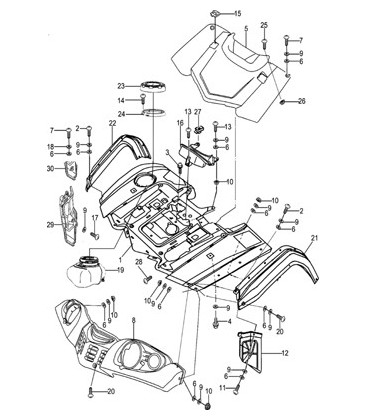 CARROSSERIE AVANT