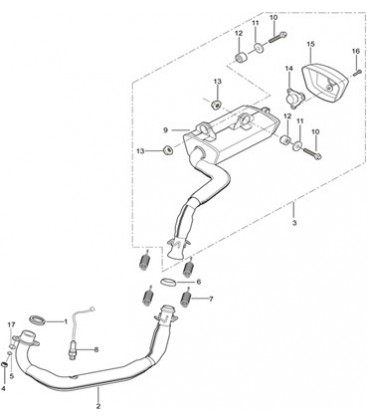 ENSEMBLE ECHAPPEMENT