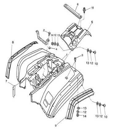 CARROSSERIE ARRIERE