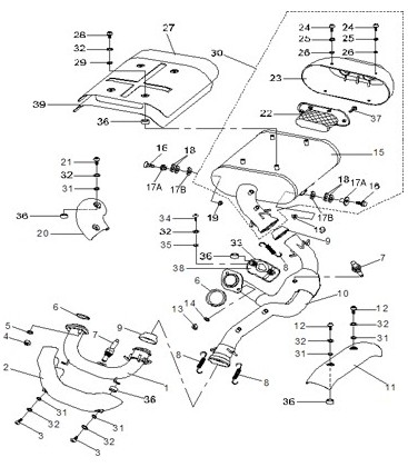 ENSEMBLE ECHAPPEMENT