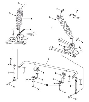 SUSPENSION ARRIERE