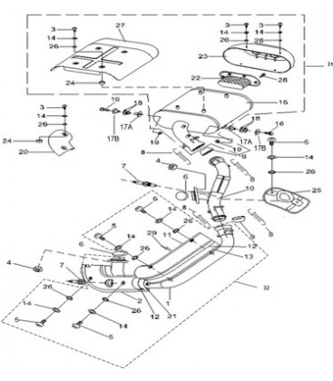 ENSEMBLE ECHAPPEMENT