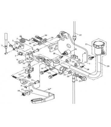 SYSTEME PEDALE DE FREIN