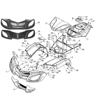 CARROSSERIE AVANT