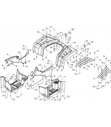 CARROSSERIE ARRIERE