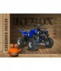 PACK Quad KEROX Bazooka 110 BLEU + CASQUE ENFANT + MONTAGE
