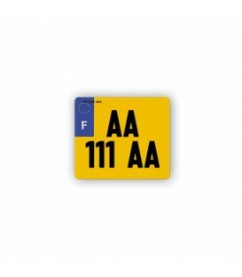 Plaques d immatriculation AR - 140 x 120 mm