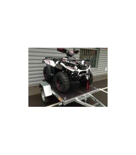 QUAD 310 4X4 AVEC REMORQUE PLATEAU SOREL GRATUITE GARANTIE DEUX ANS