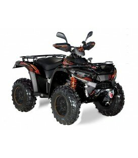 QUAD HY 500 60 EME NOIR + REMORQUE PLA1TEAU